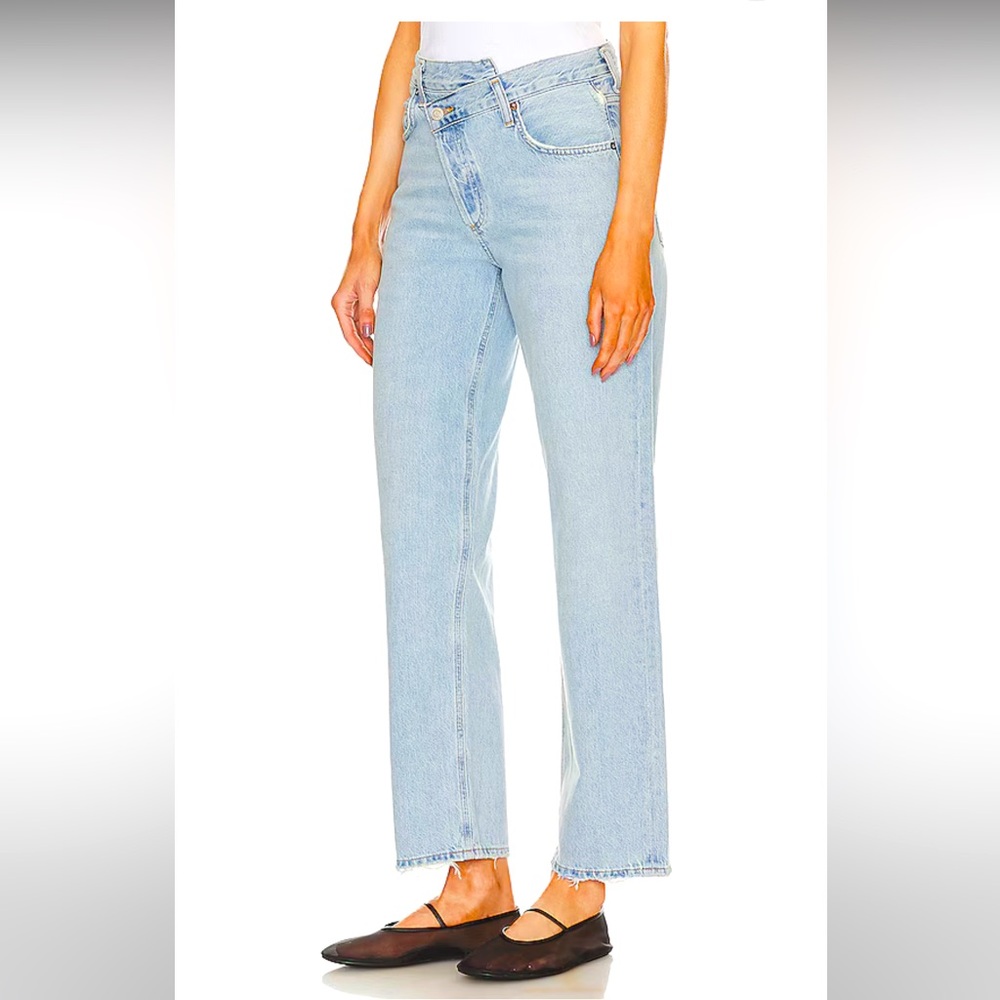 Agolde criss cross jeans
